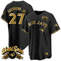 Johmsee T.Blue Jays #27 Vladimir Guerrero Jr Player Black 2025 American League All Stitched Jerseys
