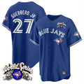 Johmsee T.Blue Jays #27 Vladimir Guerrero Jr Player Navy 2025 American League All Stitched Jerseys
