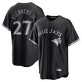 Johmsee T.Blue Jays #27 Vladimir Guerrero Jr Player Black City Connect Limited Stitched Jerseys
