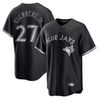 Johmsee T.Blue Jays #27 Vladimir Guerrero Jr Player Black City Connect Limited Stitched Jerseys