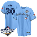Johmsee T.Blue Jays #30 Alejandro Kirk Player Blue 2025 World Series Limited Stitched Jerseys