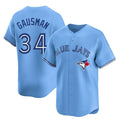 Johmsee T.Blue Jays #34 Kevin Gausman Player Blue Home Limited Stitched Jerseys