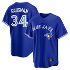 Johmsee T.Blue Jays #34 Kevin Gausman Player Royal Alternate Replica Player Stitched Jerseys