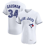 Johmsee T.Blue Jays #34 Kevin Gausman Player White Home Elite Stitched Jerseys