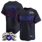 Johmsee T.Blue Jays #39 Trey Yesavage Player Black 2025 American League Limited All Stitched Jerseys