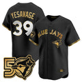 Johmsee T.Blue Jays #39 Trey Yesavage Player Black 50 Seasons Patch Vapor Premier Limited All Stitched Jerseys
