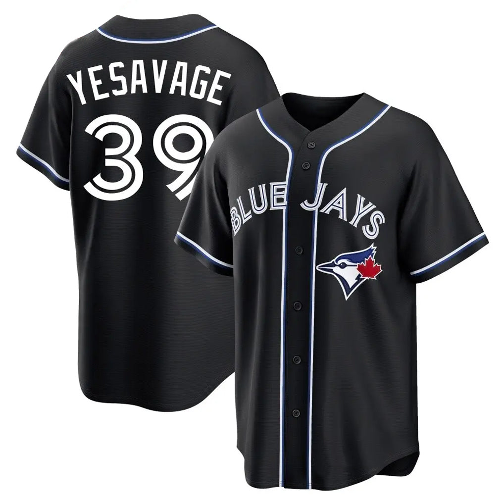 Johmsee T.Blue Jays #39 Trey Yesavage Player Black Home Game Stitched Jerseys