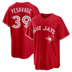 Johmsee T.Blue Jays #39 Trey Yesavage Player Red Home Game Stitched Jerseys