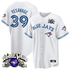 Johmsee T.Blue Jays #39 Trey Yesavage Player White 2025 American League Limited All Stitched Jerseys