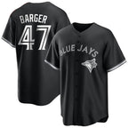 Johmsee T.Blue Jays #47 Addison Barger Player Black City Connect Limited Stitched Jerseys