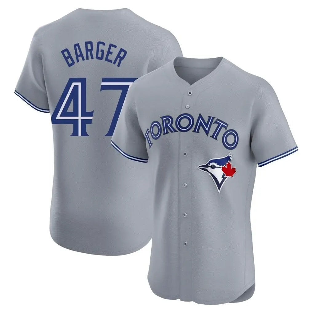 Johmsee T.Blue Jays #47 Addison Barger Player Gray Elite Limited Stitched Jerseys