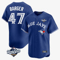 Johmsee T.Blue Jays #47 Addison Barger Player Navy 2025 World Series Limited Stitched Jerseys