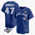Johmsee T.Blue Jays #47 Addison Barger Player Navy 2025 World Series Limited Stitched Jerseys