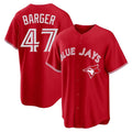 Johmsee T.Blue Jays #47 Addison Barger Player Red Home Limited Game Stitched Jerseys