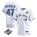 Johmsee T.Blue Jays #47 Addison Barger Player White 2025 World Series Limited Stitched Jerseys