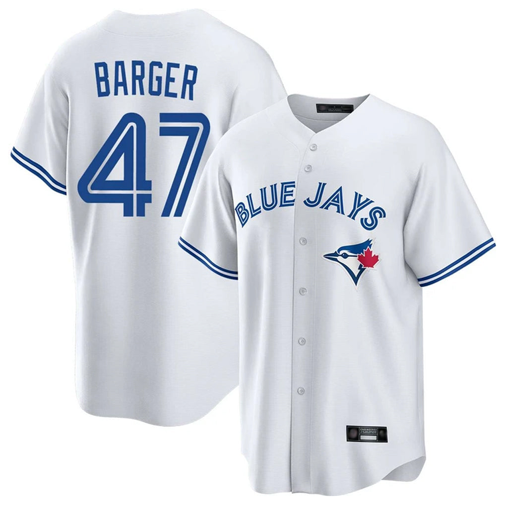 Johmsee T.Blue Jays #47 Addison Barger Player White Home Stitched Jerseys