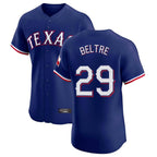 Johmsee T.Rangers #29 Adrian Beltre Player Royal Home Limited Elite Stitched Jerseys