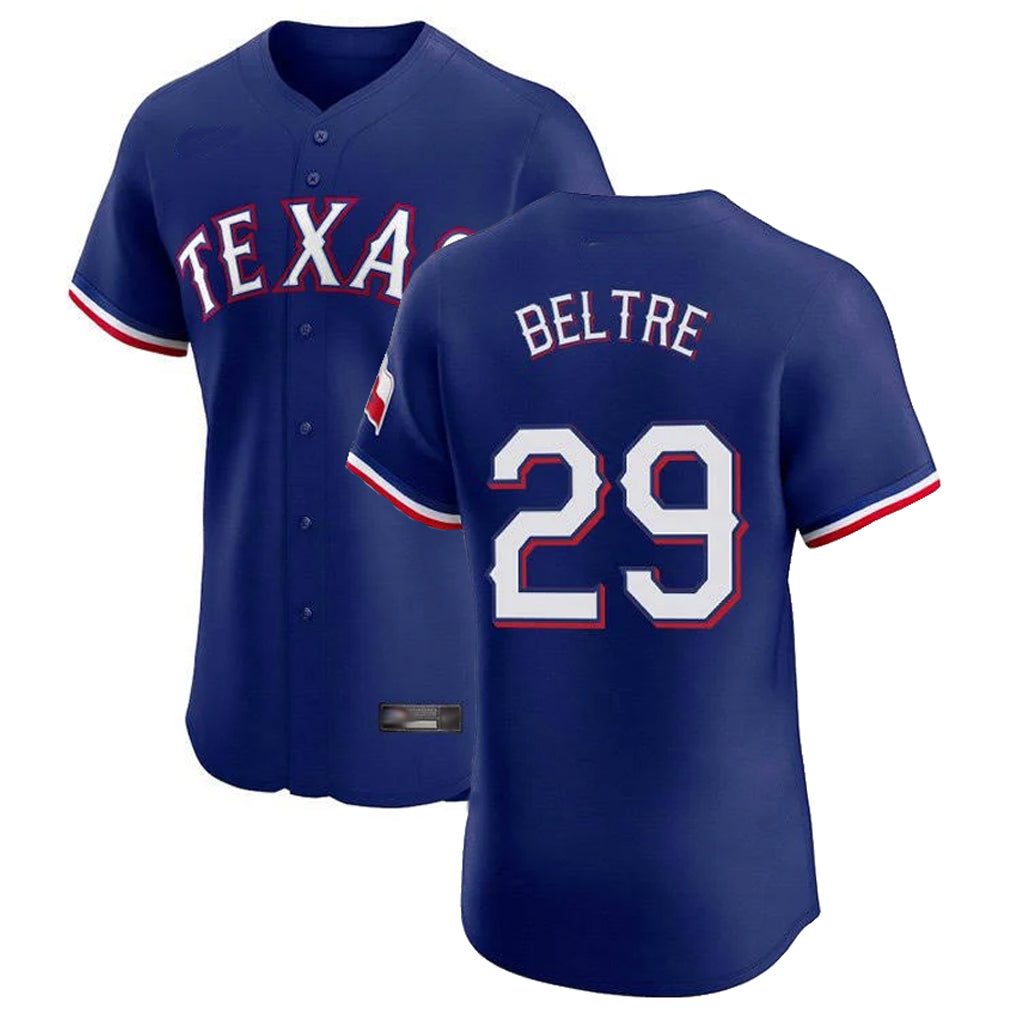 Johmsee T.Rangers #29 Adrian Beltre Player Royal Home Limited Elite Stitched Jerseys