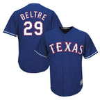 Johmsee T.Rangers #29 Adrian Beltre Player Royal Majestic Alternate Cool Stitched Jerseys