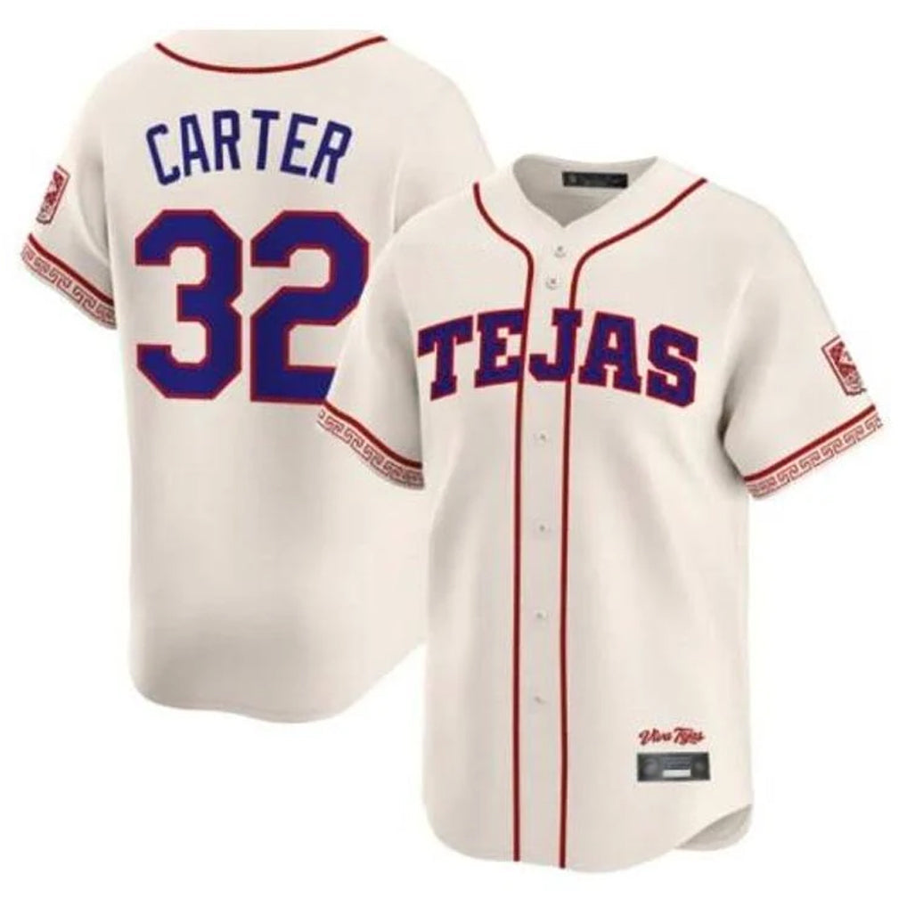 Johmsee T.Rangers #32 Evan Carter Player Cream 2026 City Connect Premier Stitched Stitched Jerseys