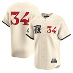 Johmsee T.Rangers #34 Nolan Ryan Player Cream City Connect Limited Cream Stitched Jerseys
