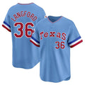 Johmsee T.Rangers #36 Wyatt Langford Player Blue Home City Connect Limited Stitched Jerseys