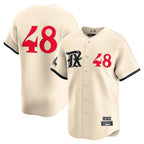 Johmsee T.Rangers #48 Jacob deGrom Player Cream Limited City Connect Stitched Jerseys