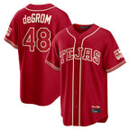 Johmsee T.Rangers #48 Jacob deGrom Player Red 2026 City Connect Limited Stitched Jerseys