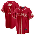 Johmsee T.Rangers #6 Josh Jung Player Red 2026 City Connect Limited Stitched Jerseys