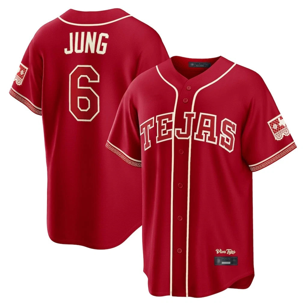 Johmsee T.Rangers #6 Josh Jung Player Red 2026 City Connect Limited Stitched Jerseys