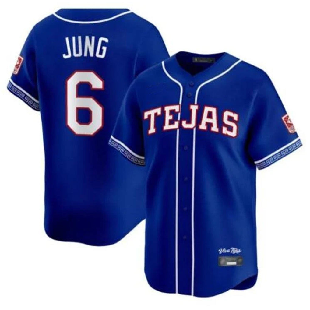 Johmsee T.Rangers #6 Josh Jung Player Royal 2026 City Connect Limited Stitched Jerseys