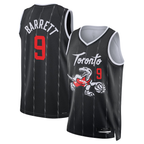 Johmsee T.Raptors #9 RJ Barrett Black 2025-26 Swingman Jerseys - City Edition