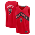 Johmsee T.Raptors #9 RJ Barrett Red Fast Break Jerseys - Icon Edition