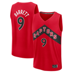 Johmsee T.Raptors #9 RJ Barrett Red Fast Break Jerseys - Icon Edition