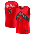 Johmsee T.Raptors #9 RJ Barrett Red Fast Break Player Jerseys - Icon Edition