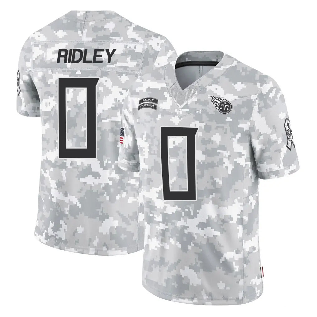 Johmsee T.Titans #0 Calvin Ridley Player Arctic Camo Limited Salute to Service Home Game Stitched Jerseys