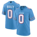 Johmsee T.Titans #0 Calvin Ridley Player Light Blue 2026 Game Home Stitched Jerseys