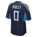 Johmsee T.Titans #0 Calvin Ridley Player Navy Home Game Stitched Jerseys