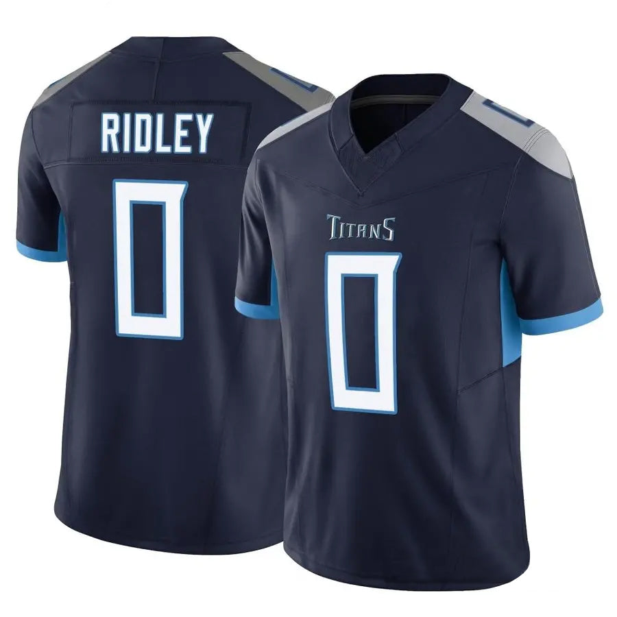 Johmsee T.Titans #0 Calvin Ridley Player Navy Vapor F.U.S.E. Limited Stitched Jerseys