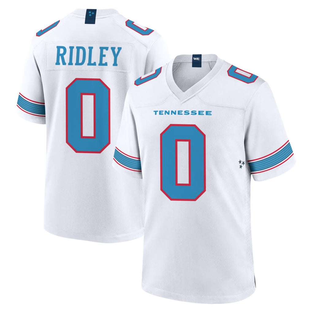 Johmsee T.Titans #0 Calvin Ridley Player White 2026 Game Home Stitched Jerseys