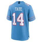 Johmsee T.Titans #14 Carnell Tate Light Blue 2026 Draft First Round Pick No. 4 Team Game Stitched Jerseys
