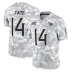 Johmsee T.Titans #14 Carnell Tate Player Arctic Camo Limited Salute to Service Home Game Stitched Jerseys