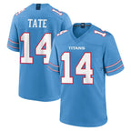 Johmsee T.Titans #14 Carnell Tate Player Light Blue 2026 Game Home Stitched Jerseys