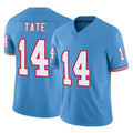 Johmsee T.Titans #14 Carnell Tate Player Light Blue Limited Vapor F.U.S.E. Home Game Stitched Jerseys