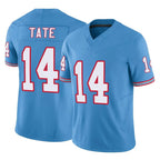 Johmsee T.Titans #14 Carnell Tate Player Light Blue Limited Vapor F.U.S.E. Home Game Stitched Jerseys