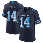 Johmsee T.Titans #14 Carnell Tate Player Navy 2026 Rivalries Collection Home Game Stitched Jerseys