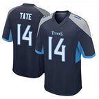 Johmsee T.Titans #14 Carnell Tate Player Navy Home Game Stitched Jerseys
