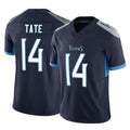 Johmsee T.Titans #14 Carnell Tate Player Navy Limited Vapor F.U.S.E. Home Game Stitched Jerseys