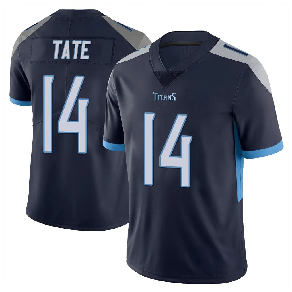 Johmsee T.Titans #14 Carnell Tate Player Navy Limited Vapor Untouchable Home Game Stitched Jerseys