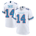 Johmsee T.Titans #14 Carnell Tate Player White 2026 Game Home Stitched Jerseys